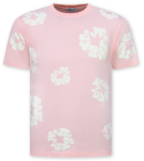 ENOS Bloemen Print  Zomerset Heren - Bloemen Pak met Short Heren Twinset -1770 - Roze
