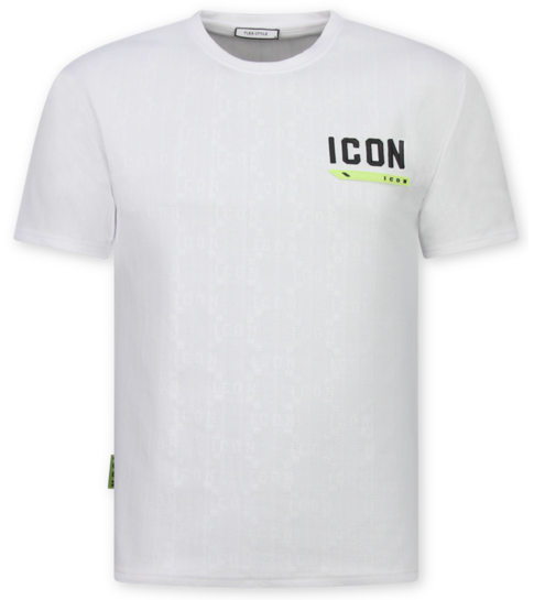True Rise Zomerset Heren ICON - Oversized T shirt en Short Heren - Twinset - 2096 - Wit