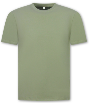 True Rise Oversized T shirt Heren - Effen T shirt Heren Blanco - MD6530 - Licht Groen