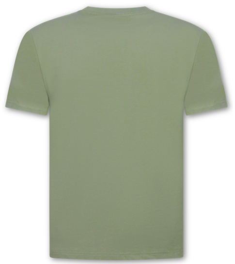 True Rise Oversized T shirt Heren - Effen T shirt Heren Blanco - MD6530 - Licht Groen