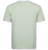 True Rise Oversized T shirt Heren  - Effen T shirt Heren  Blanco - MD6530 - Beige