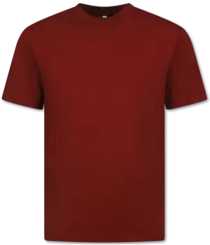 True Rise Oversized T shirt Heren  - Effen T shirt Heren  Blanco - MD6530 - Bordeaux