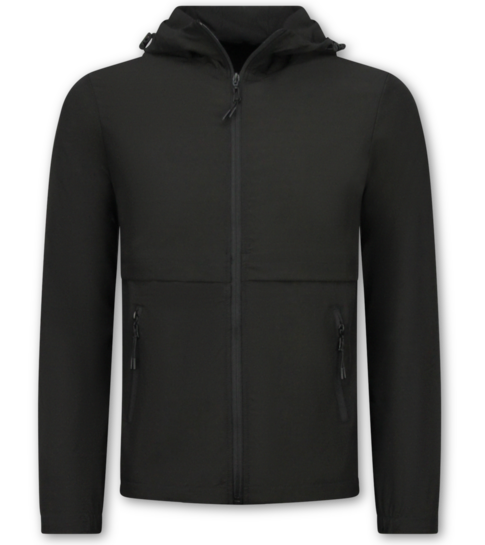 True Rise Tech Suit Zomerset  Trainingspak Heren - Dunne Tracksuit Heren -  Huispak Heren -1050 - Zwart
