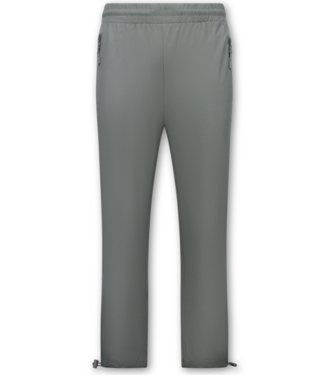 True Rise Dunne Tech Suit Heren -  Zomerset  Trainingspak Heren - Huispak Heren -1050 - Grijs