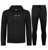 True Rise ICON Hoodie Joggingpak Heren - Trainingspak Heren - Huispak Heren Volwassenen - 6152 - Zwart