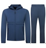 True Rise Trainingspak Heren Dunne Zomerset - Dunne  Tech Suit  Heren -  Huispak Heren -1050 - Blauw