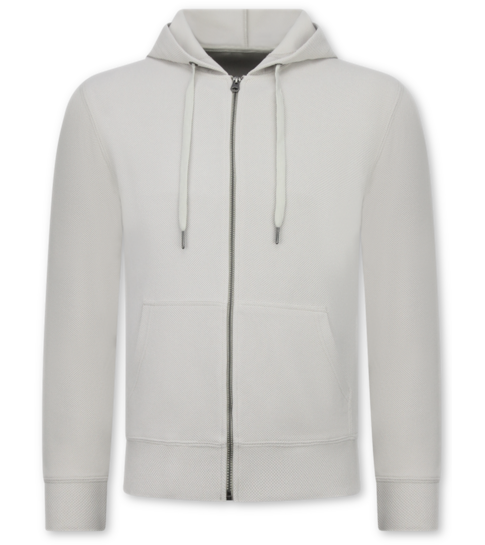 ENOS Casual Oversized Joggingpak Heren Volwassenen - Trainingspak Heren - Nette Tweedelige Set - 5853 - Wit