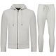Casual Oversized Joggingpak Heren Volwassenen - Trainingspak Heren - Nette Tweedelige Set - 5853 - Wit