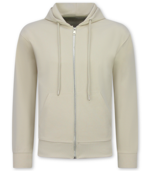 ENOS Nette Tweedelige Set - Casual Oversized Trainingspak Heren - Joggingpak Heren Volwassenen - 5853 - Beige