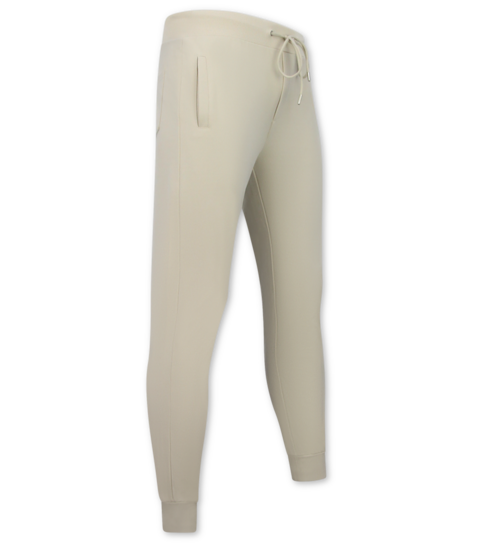 ENOS Nette Tweedelige Set - Casual Oversized Trainingspak Heren - Joggingpak Heren Volwassenen - 5853 - Beige