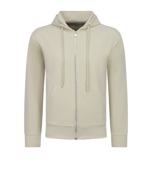 ENOS Nette Tweedelige Set - Casual Oversized Trainingspak Heren - Joggingpak Heren Volwassenen - 5853 - Beige