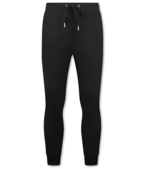 ENOS Casual Oversized Trainingspak Heren - Nette Tweedelige Set - Joggingpak Heren Volwassenen - 5853 - Zwart