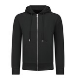 ENOS Casual Oversized Trainingspak Heren - Nette Tweedelige Set - Joggingpak Heren Volwassenen - 5853 - Zwart