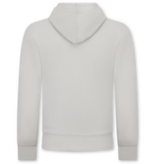 ENOS Casual Oversized Ribbed  Tweedelige Set - Trainingspak Heren - Joggingpak Heren Volwassenen - 7920- Beige