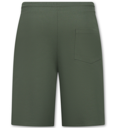 ENOS Oversized  Shirt met Korte Shorts - Zomerset Heren - Two Piece Setje - Co ord Set - 918 - Army Groen