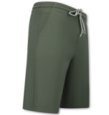 ENOS Oversized  Shirt met Korte Shorts - Zomerset Heren - Two Piece Setje - Co ord Set - 918 - Army Groen