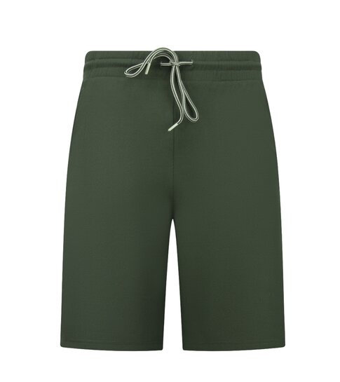 ENOS Oversized  Shirt met Korte Shorts - Zomerset Heren - Two Piece Setje - Co ord Set - 918 - Army Groen