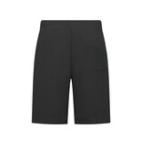 ENOS Zomerset Heren - Ribbed  Oversized  Polo Shirt en Korte Broek - Combisets - Co ord Set - F-5827 - Zwart