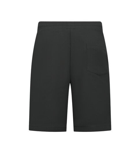 ENOS Zomerset Heren - Ribbed  Oversized  Polo Shirt en Korte Broek - Combisets - Co ord Set - F-5827 - Zwart