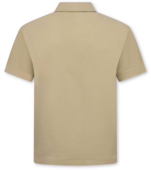 ENOS Zomerset Heren - Ribbed  Oversized  Polo Shirt en Korte Broek - Combisets - Co ord Set - F-5827 - Bruin