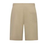 ENOS Zomerset Heren - Ribbed  Oversized  Polo Shirt en Korte Broek - Combisets - Co ord Set - F-5827 - Bruin