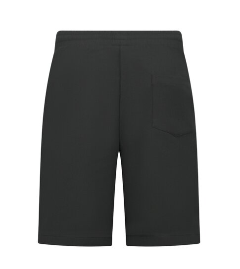 ENOS Zomerset Heren - Ribbed  Oversized Shirt  en Korte Broek - Twinset twee delig - F-5830 - Zwart