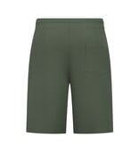 ENOS Zomerset Heren - Ribbed  Oversized Shirt  en Korte Broek - Twinset twee delig - F-5830 - Groen