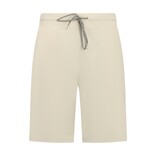 ENOS Zomerset Heren - Ribbed  Oversized Shirt  en Korte Broek - Twinset twee delig - F-5830 - Beige