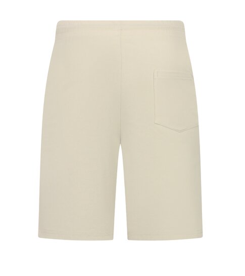 ENOS Zomerset Heren - Ribbed  Oversized Shirt  en Korte Broek - Twinset twee delig - F-5830 - Beige
