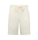 ENOS Zomerset Heren - Ribbed Oversized  Polo Shirt - Shorts heren / Oversized T shirt Heren  - Twinset -F-5828- Beige
