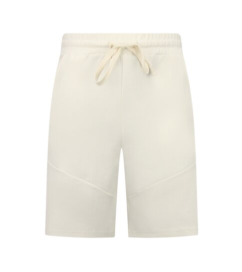 ENOS Zomerset Heren - Ribbed Oversized  Polo Shirt - Shorts heren / Oversized T shirt Heren  - Twinset -F-5828- Beige