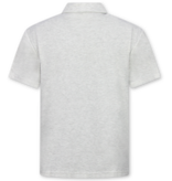 ENOS Zomerset Heren - Ribbed Oversized  Polo Shirt - Shorts heren / Oversized T shirt Heren  - Twinset -F-5828- Grijs