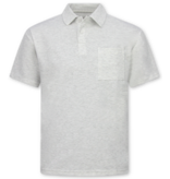 ENOS Zomerset Heren - Ribbed Oversized  Polo Shirt - Shorts heren / Oversized T shirt Heren  - Twinset -F-5828- Grijs