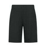 ENOS Zomerset Heren - Ribbed Oversized  Polo Shirt - Shorts heren / Oversized T shirt Heren  - Twinset -F-5828- Zwart