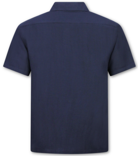 ENOS Linnen Zomerset Heren - Oversized Twinset - Linnen Broek Heren - Linnen Overhemd Heren  - 7165 - Blauw