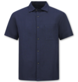 ENOS Linnen Zomerset Heren - Oversized Twinset - Linnen Broek Heren - Linnen Overhemd Heren  - 7165 - Blauw