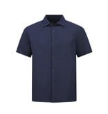 ENOS Linnen Zomerset Heren - Oversized Twinset - Linnen Broek Heren - Linnen Overhemd Heren  - 7165 - Blauw