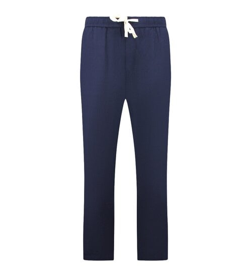 ENOS Linnen Zomerset Heren - Oversized Twinset - Linnen Broek Heren - Linnen Overhemd Heren  - 7165 - Blauw