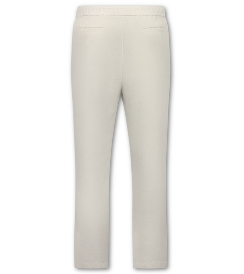 ENOS Linnen Zomerset Heren - Oversized Twinset - Linnen Overhemd Heren - Linnen Broek Heren - 7165 - Beige