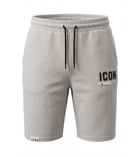 True Rise Zomerset Heren ICON - Oversized T shirt en Short Heren - Twinset - 2096 - Grijs