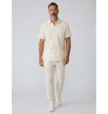 ENOS Linnen Zomerset Heren - Oversized Twinset - Linnen Overhemd Heren - Linnen Broek Heren - 7165 - Beige
