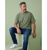 True Rise Oversized T shirt Heren - Effen T shirt Heren Blanco - MD6530 - Donker Groen