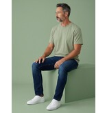 True Rise Oversized T shirt Heren - Effen T shirt Heren Blanco - MD6530 - Licht Groen