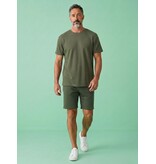 ENOS Oversized  Shirt met Korte Shorts - Zomerset Heren - Two Piece Setje - Co ord Set - 918 - Army Groen