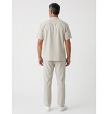 ENOS Zomerset Heren - Zomerbroek Heren - Shirt en Lange Broek  - Twinsets - C211 - Grijs