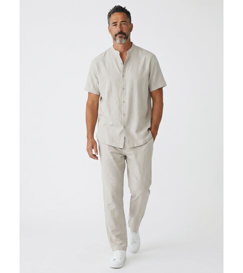 ENOS Zomerset Heren - Zomerbroek Heren - Shirt en Lange Broek  - Twinsets - C211 - Grijs