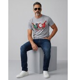 Local Fanatic T-shirt I Love Turkey - Grijs