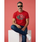 Local Fanatic T-shirt I Love Turkey - Rood