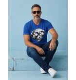 Local Fanatic Stewie Dog - T-shirt - Blauw