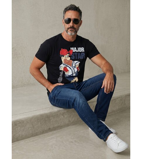 Local Fanatic Major Star - T-shirt - Zwart